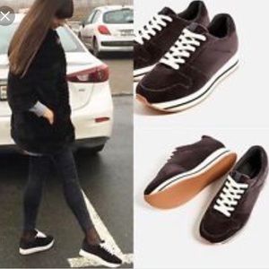 Zara platform sneakers